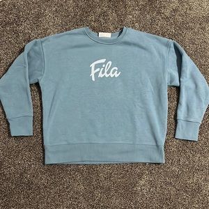 Fila blue crew neck sweater, XL